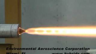 Environmental Aeroscience  Aerospike Nozzle Solid Rocket Motor Static Firing [upl. by Colline103]