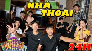 Anh Thời Đại  Lần Đầu Thử Thách 24h Review Nhà Thoại  Quẩy Banh Nốc  Xúc Xích Lắc Heo Cao Bồi [upl. by Arlie]