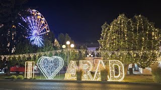 ARAD  TARGUL DE CRACIUN 2023 🎡🎄 4K [upl. by Matthei]