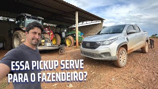 FIAT STRADA FREEDOM 2023  SERVE PARA A FAZENDA [upl. by Nodyarb]