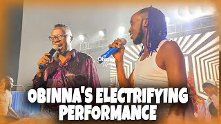 OGA OBINNA ELECTRYFYING PERFORMANCE AT VINNY FLAVOR EP [upl. by Akemrej778]