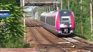 Transilien Ligne H  Spot en gare de DeuilMontmagny [upl. by Nifares]