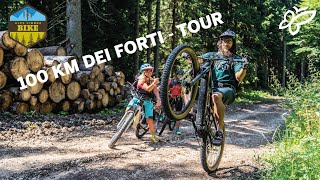 100 km dei Forti Tour  Alpe Cimbra Bike  Trentino [upl. by Wren]