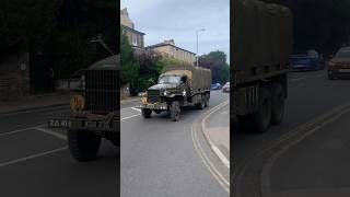 WW2 us reenactment convoy break up ww2 reenactment history army military wwiii gmc [upl. by Namyh]