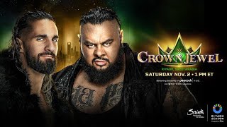 Bronson Reed vs Seth Rollins Crown Jewel WWE2K24 [upl. by Craven]