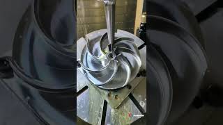 5 axis machining impeller cnc impeller machining engineering precisionwork innovation [upl. by Dwane]