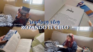 Reading Vlog  Rozando el cielo  de mis favs de romance quiero más [upl. by Hannover968]