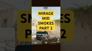 Mirage Mid smokes cs csgo cs2 counterstrike [upl. by Root91]