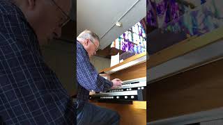 Playing scales and chords on Westworth United Church digital organ [upl. by Ariek]