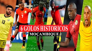 6 Golos histórico• seleção moçambicana mambas [upl. by Ennovyhc]