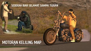 Perjalanan Gabut Motoran Keliling Kota  GTA SA Android [upl. by Hilar]