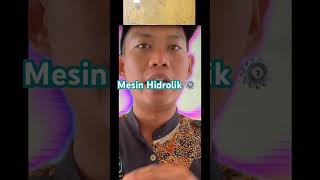 Mesin pres hidrolik hidrolik odingpanggabean [upl. by Ahsinej]