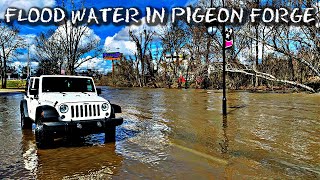 STORMS BRING HIGH WATER TO PIGEON FORGE AND THE SPUR [upl. by Gipsy]