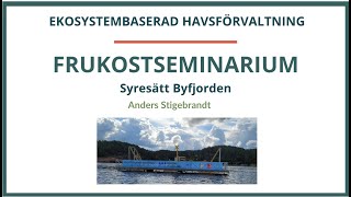 Syresättning av Byfjorden [upl. by Ybloc]