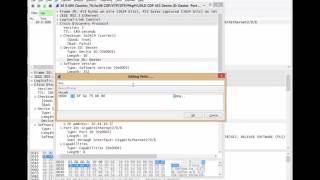 Wireshark Packet Editing [upl. by Ynamad]