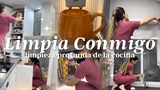 LIMPIA CONMIGO✨ LIMPIEZA PROFUNDA Y ORGANIZACIÓN DE LA COCINA 🧽 [upl. by Tnomel359]