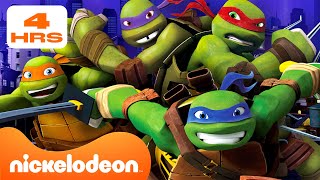 Les Tortues Ninja  Un marathon de plus de 4 heures des meilleurs combats des Tortues  Nickelodeon [upl. by Simonetta380]