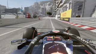 Recreation Of Max Verstappens Pole Lap Of The 2023 Monaco Grand Prix On F1 23 [upl. by Bellda]