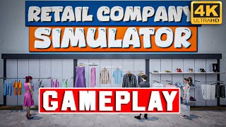 RETAIL COMPANY SIMULATOR Gameplay Walkthrough  No Commentary New Shop Opening [upl. by Eimmit]