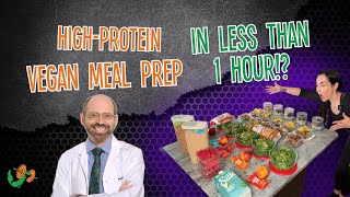 Daily Dozen High Protein Vegan Meal Prep in 60 Minutes [upl. by Erimahs]