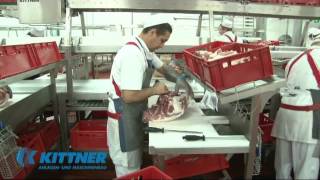 KITTNER Anlagen und mashinenbau Pork deboning and trimming [upl. by Elleahcim349]