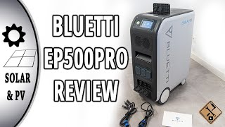 BLUETTI EP500Pro Review  BLUETTI EP500Pro Powerstation Vorstellungen und Bedienungsanleitung [upl. by Oneladgam]