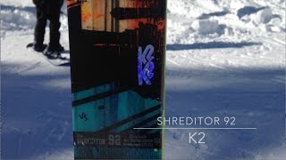 2015 K2 Shreditor 92 Skis Video Review  aussieskiercom [upl. by Aynnat]