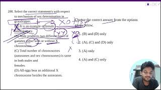 Select the correct statements with respect to mechanism of sex determination in grasshopper [upl. by Ticknor]