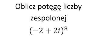 Potęgowanie liczb zespolonych cz4 Wzór de Moivrea [upl. by Elinet]