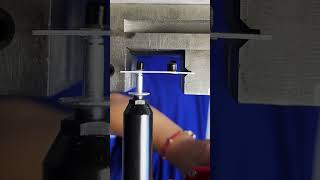 Comparison of riveting results between open end and drum type spigots [upl. by Whitehouse488]