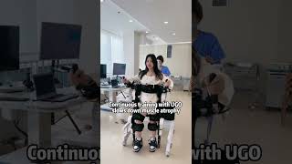 Life after paralysis made extraordinary by UGO exoskeleton paralysis disabled cerebralpalsy [upl. by Adnylem]