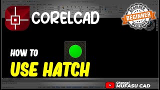 CorelCAD How To Use Hatch [upl. by Rocco]