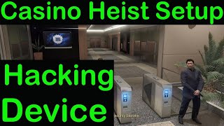 Casino Heist setup Hacking Device FIB Mission GTA 5 Online [upl. by Aicirtan]