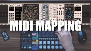 Midi Mapping in VCV Rack 10 [upl. by Eniwtna]