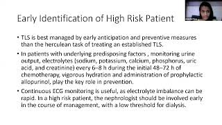Tumour Lysis Syndrome  April 2023 [upl. by Rachelle]