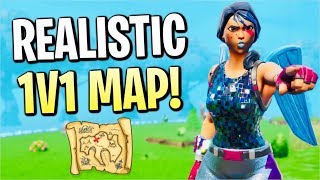 The Most Realistic 1v1 Map Fortnite Season X [upl. by Ycul]