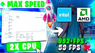 ⚙️How To Maximize CPU Speed for Ultimate Performance 🚀 Windows 1011 [upl. by Maddock761]