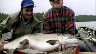 Nielsens FlyIn Lodges Don Pursch and Larry Dahlberg set out after muskies on Rowan Lake [upl. by Hasile]