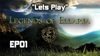 Lets Play  Legends of Ellaria  EP01 [upl. by Lig]