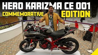 Hero MotoCorp Karizma CE 001 Commemorative Edition  Looks Features amp More  Walkaround in Hindi [upl. by Ytteb232]