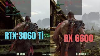 3060ti vs rx 6600 4k gaming [upl. by Latia675]