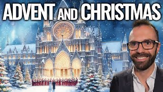 🎵 Traditional and Popular ADVENT and CHRISTMAS Hymns [upl. by Annaiuq633]