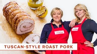 How to Make the Ultimate TuscanStyle Roast Pork with Garlic and Rosemary Arista [upl. by Ellevart]