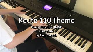 Route 110 Theme OST Pokemon RubySapphireEmerald  Piano Cover [upl. by Erlin]