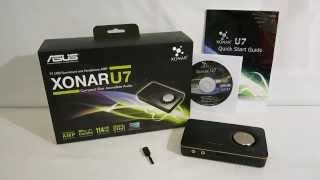 ASUS Xonar U7 USB Sound Card Overview [upl. by Toulon]