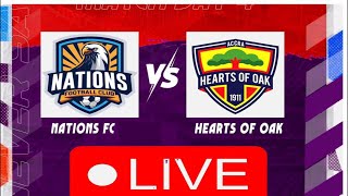 LIVE ACCRA HEARTS OF OAK VRS NATION FC PREMIER LEAGUE MATCHDAY [upl. by Cameron695]