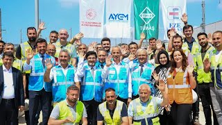 Gebze OSB  Darıca Metro Hattının İlk Ray Kaynağı Töreni 🚅 [upl. by Nennerb]