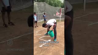 Volleyball rotation 42 system Part1 volleyballdrills volleyball [upl. by Sylvan]