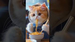 Cat eating😻 cutebabycatscutecutecatshortsviralcatsloversshortsfeedshortsyoutubeanimalshorts [upl. by Koerner]