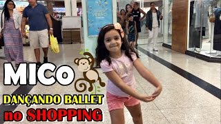 MICO  DANÇANDO BALLET NO MEIO DO SHOPPING [upl. by Fillian760]